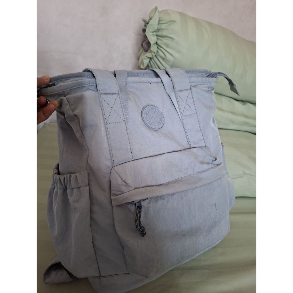 PRELOVED Tas Jinjing Exsport Daily Casual Totepack - Biru Muda