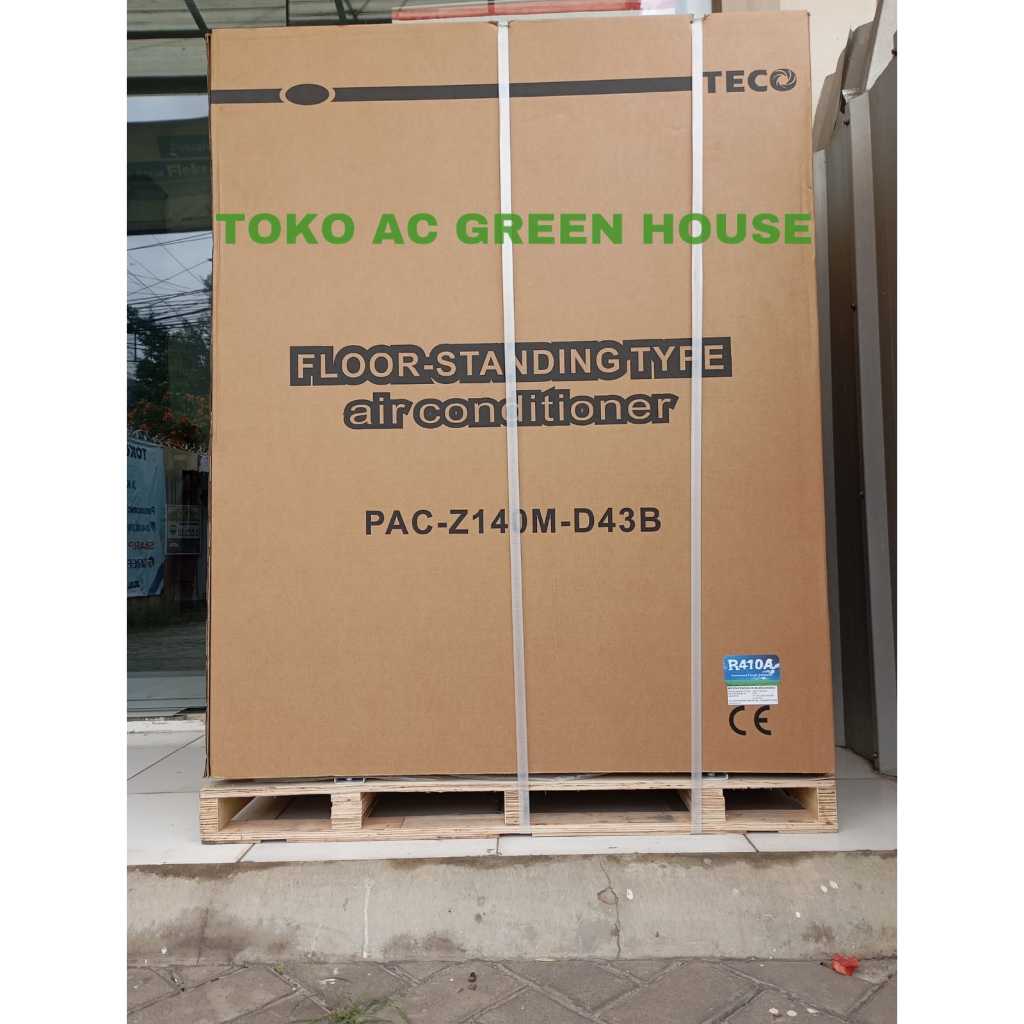 1 Set AC TECO Floor Standing 5 pk Baru Garansi Resmi Full Freon R410 Non Inverter