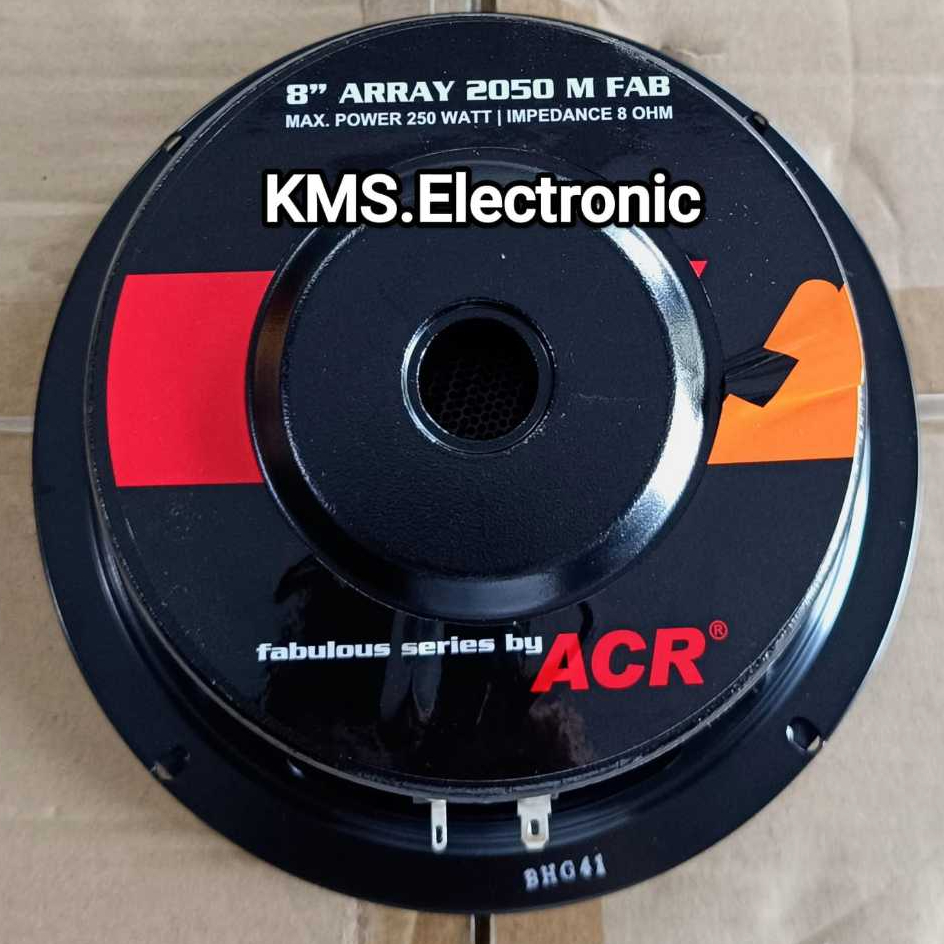 Speaker 8" ACR Fabulous 2050 M Coil 2" Karakter Middle Balap Original Clarity