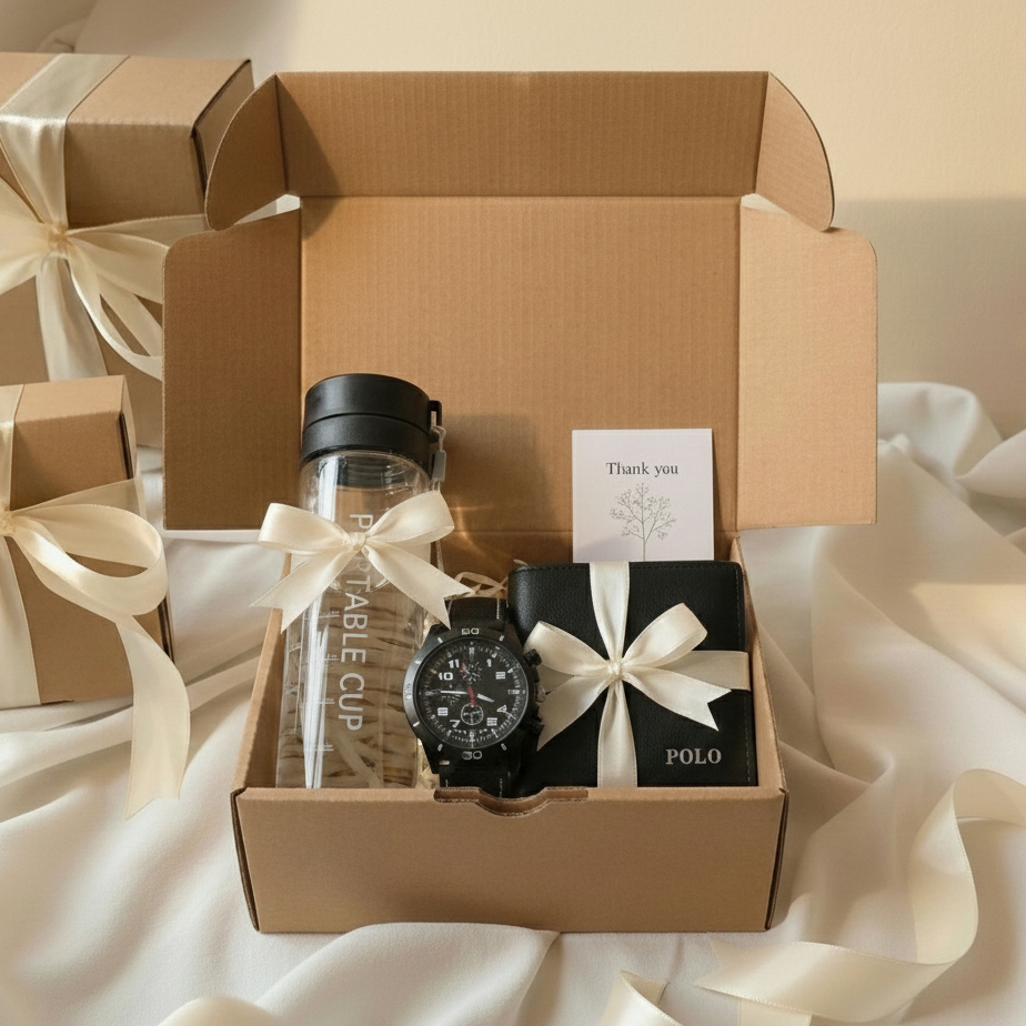 Hampers Kado Hadiah Ulang Tahun Jam Tangan Cowok Murah Paket Gift Box Kado Hadiah Wisuda Jam Tangan 