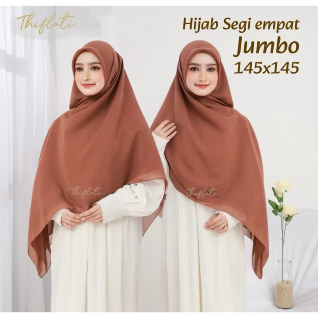 NALA HIJAB SEGIEMPAT CERUTY JUMBO / SEGIEMPAT CERUTY BABY DOLL KEKINIAN VIRAL
