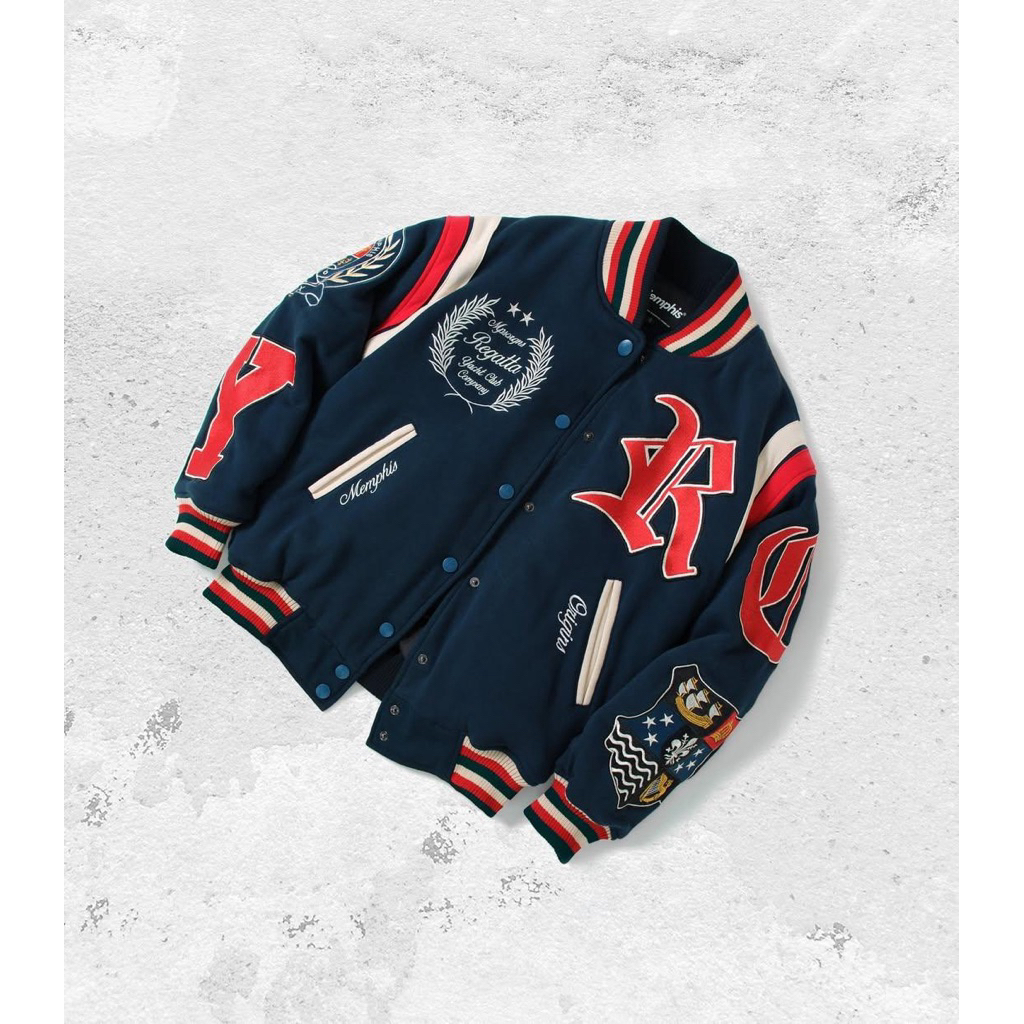 MEMPHIS ORIGINS VARSITY JACKET - REGATTA (limited edition)