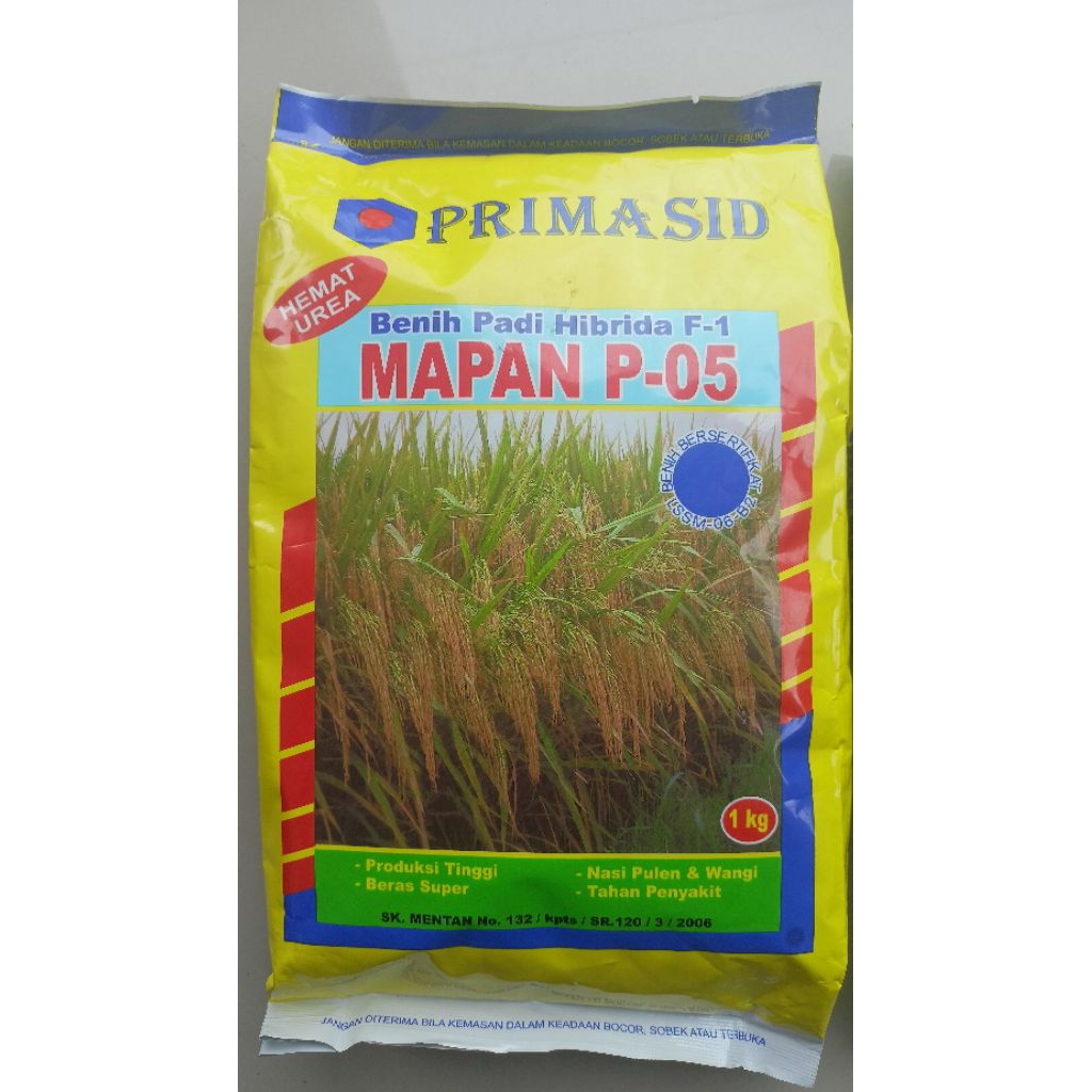 BENIH PADI HIBRIDA MAPAN P-05 ORIGINAL