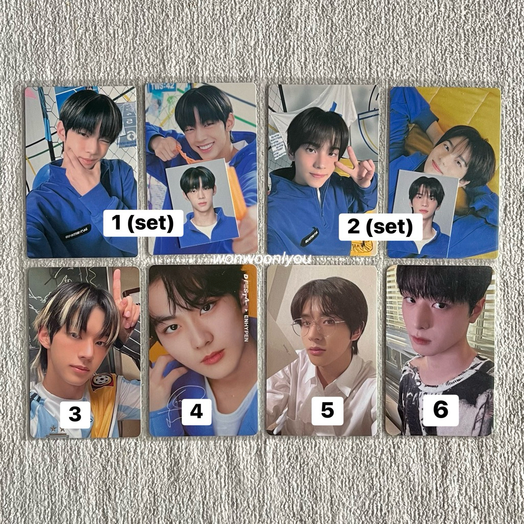 [SALE] PHOTOCARD ENHYPEN JAKE JUNGWON PC TWS SHINYU DOHOON THE BOYZ JUYEON SUMMER BEAT PHANTASY LOVE