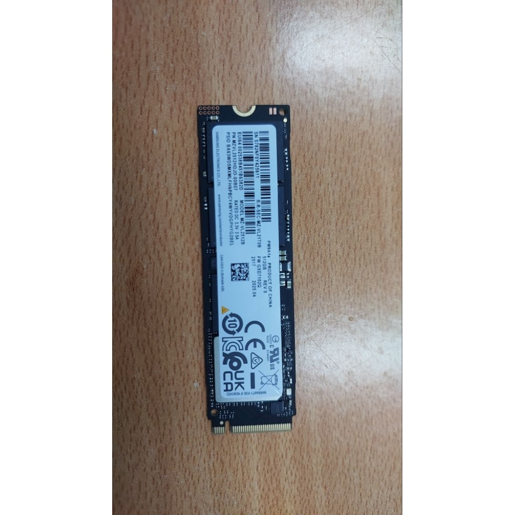 SSD NVME Samsung 512gb