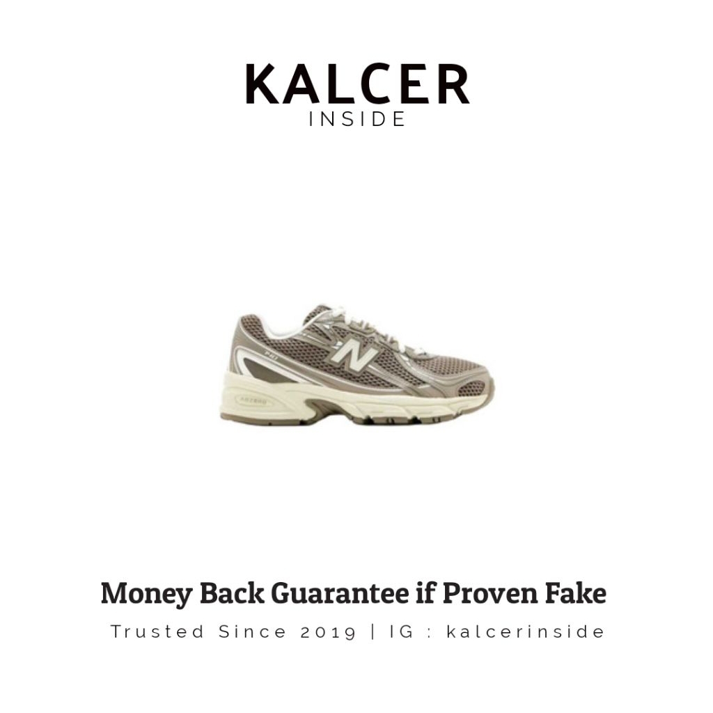 New Balance 740 Bungee Lace Brown Beige GS (100% ORIGINAL)