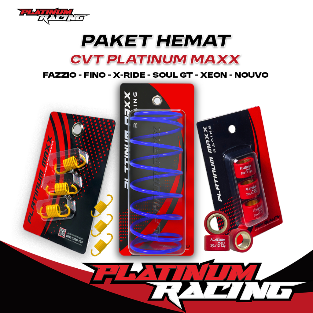 PAKET UPGRADE KIRIAN CVT MOTOR MATIC XEON GT 125  XEON KARBU XEON RC XEON FI