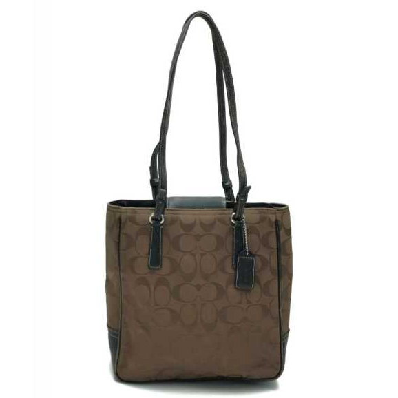 (PRELOVED) TAS PUNDAK SIGNATURE - ORIGINAL AUTHENTIK Coach Brown Shopper - coach Signature 6090 Tote