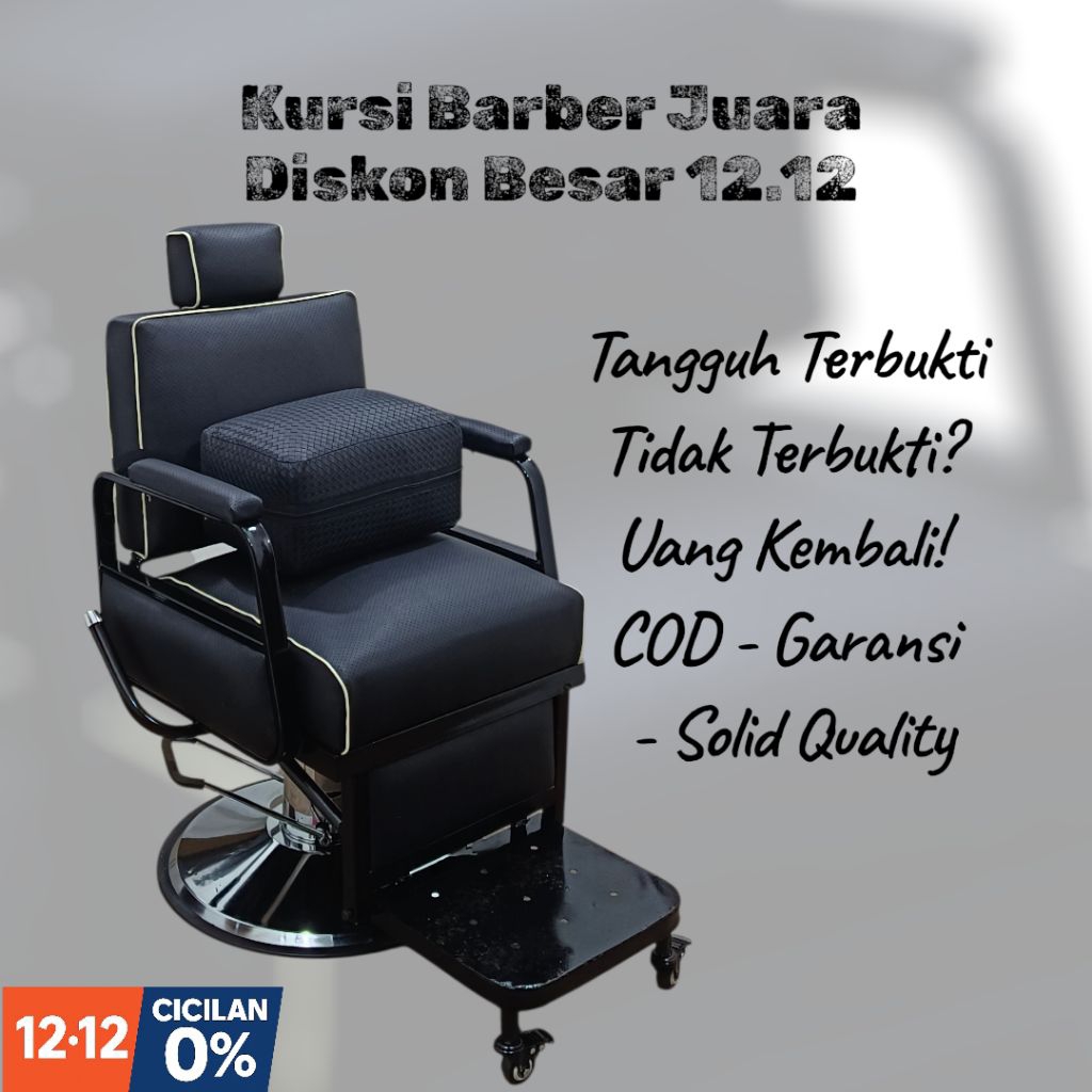 TERMURAH PROMO BESAR Kursi Juara J9 HD Hidrolik Barberbox Klasik Kursi Barbershop Hidrolik Kursi Pan