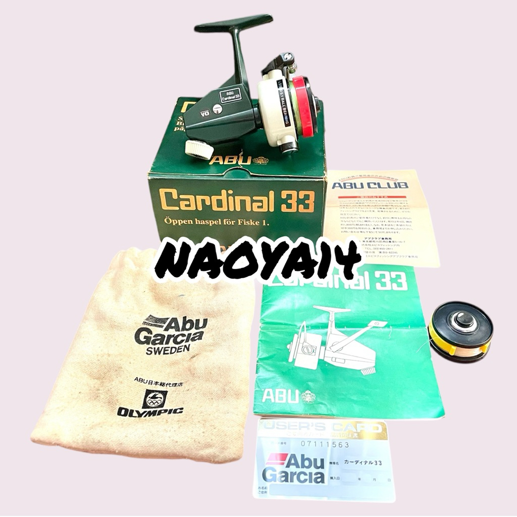 EXCLUSIVE REEL VINTAGE ABU CARDINAL 33 SWEDEN
