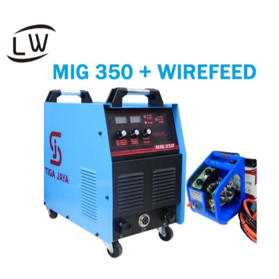 MESIN WELDING TRAFO LAS MMA & MIG 350 CO2 + WIRE FREEDER - TIGA JAYA