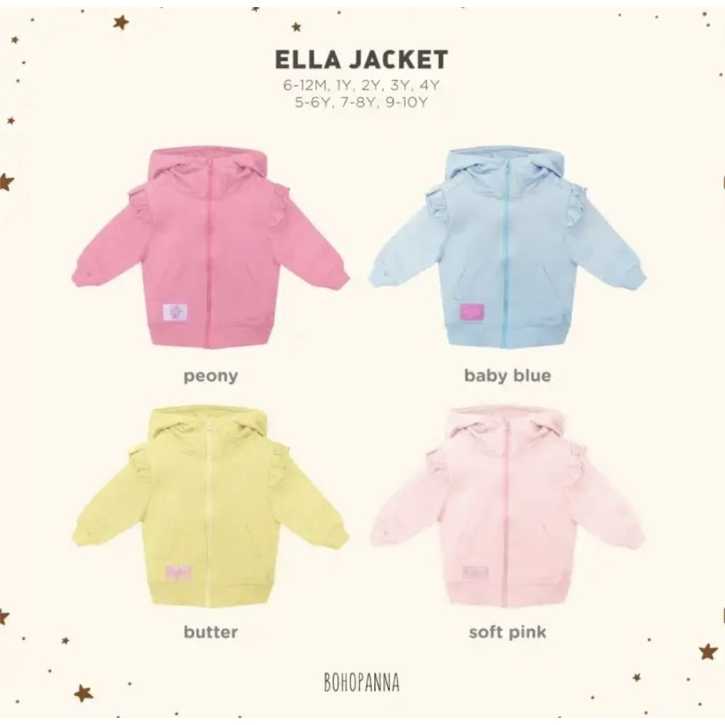 BOHOPANNA | BOHOPANNA ELLA JACKET | BOHO MURAH | JAKET ANAK MURAH