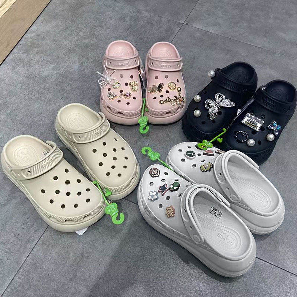 [COD]Crocs Crush Unisex Clog/Crocs Unisex Sandal/ Original 100% Pria Wanita/ Free JIbbitz/Sendals/Re