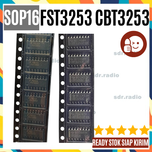 74CBT3253 FST3253 FST 3253 SOP16 USDX QCX SDR HF all mode SSB Mixer