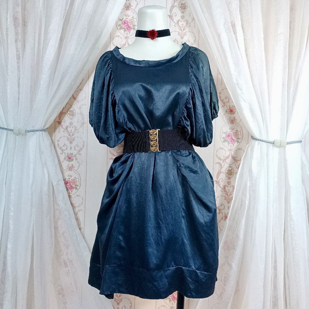 Vintage Dress Puffy Premium Branded | GREEN LABEL RELAXING Original