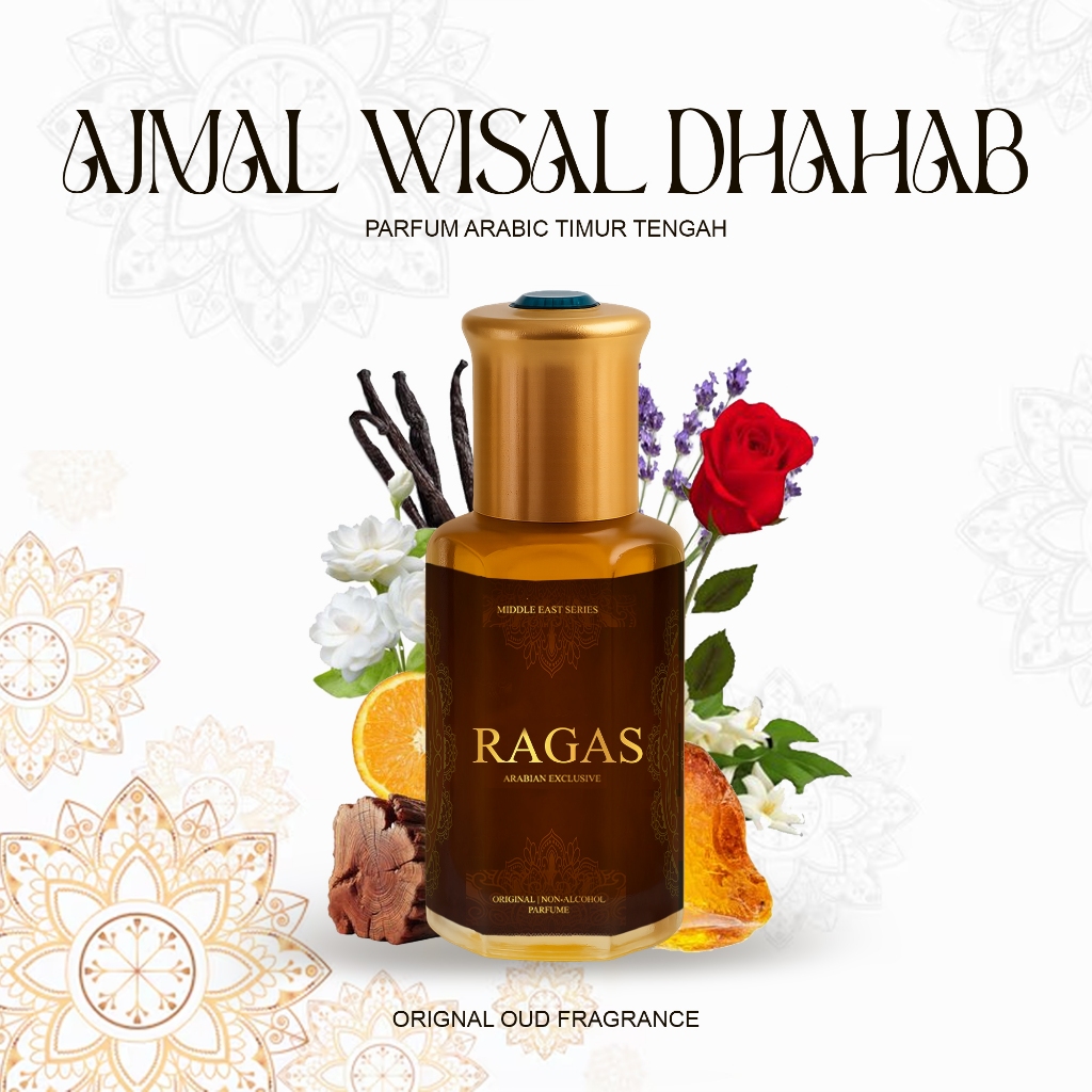 PARFUM AJMAL WISAL DHAHAB - Minyak wangi arab murni tanpa campuran AIkohoI - Parfume Sholat Murni