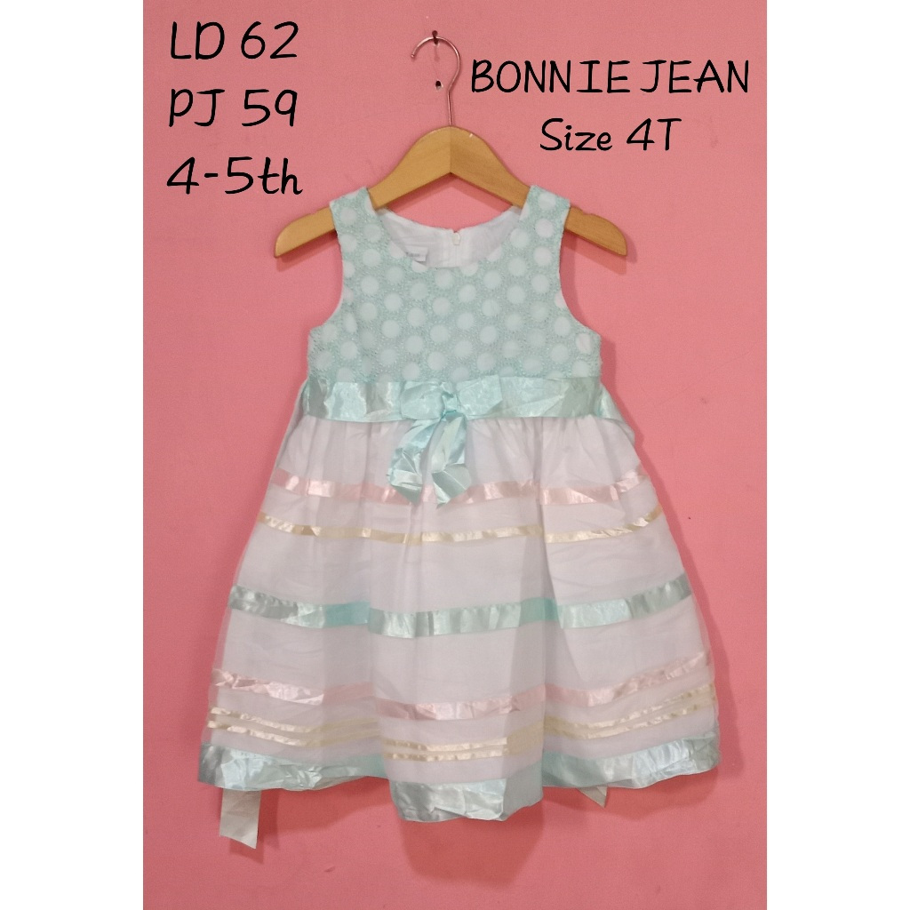 Dres gaun premium anak 4-5th Bonnie-jean