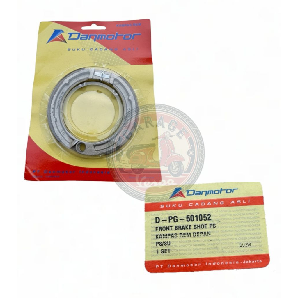 Kampas Rem Vespa Super DANMOTOR
