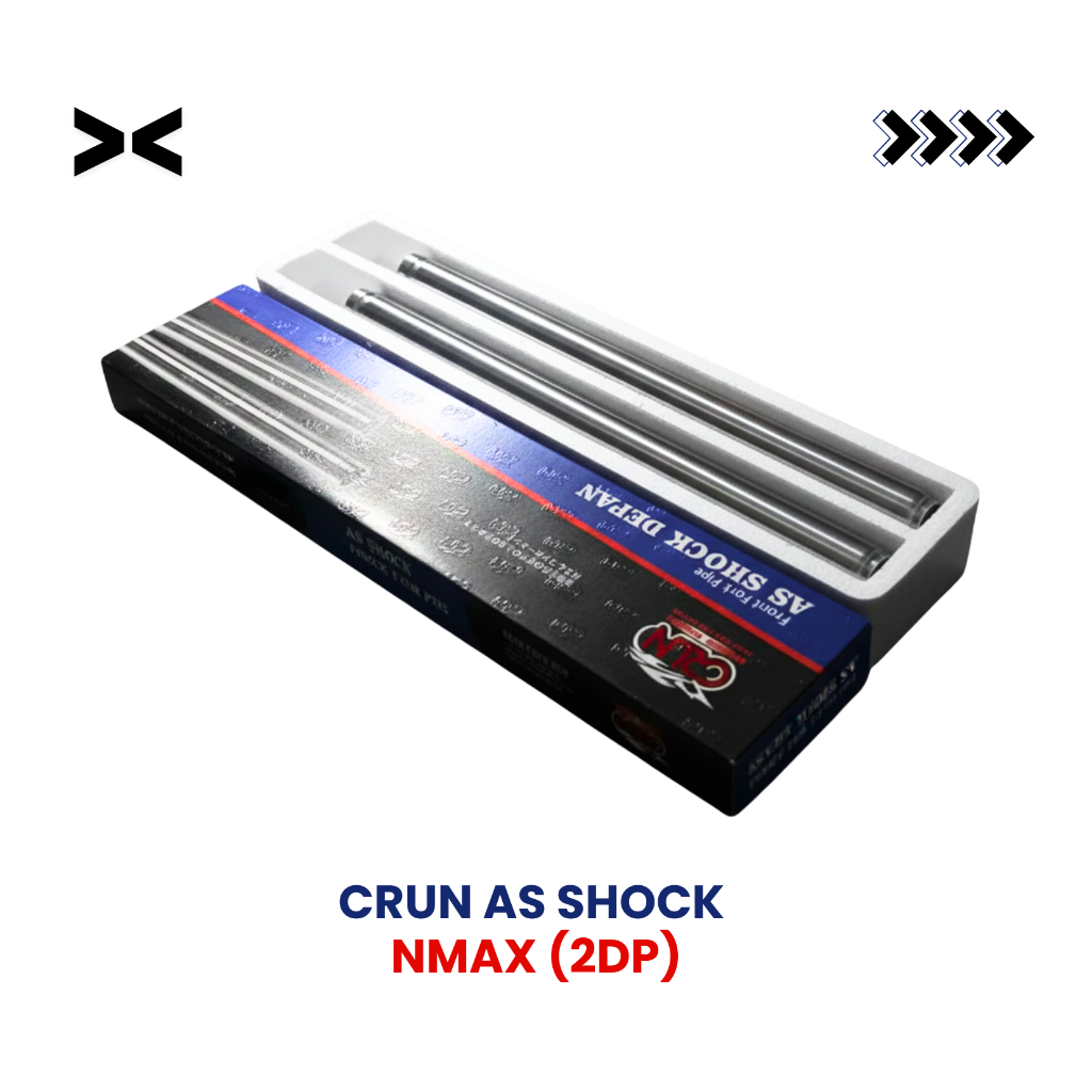 CRUN As Shock Depan NMAX 2DP – As Shock Teleskopik Baja Karbon Hard Chrome