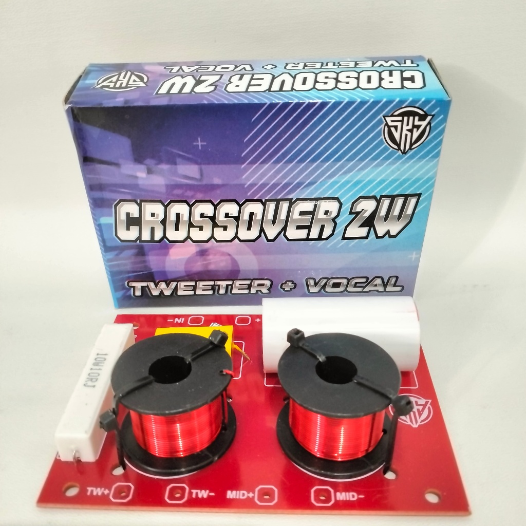 KIT CROSSOVER 2 WAY TWEETER + VOKAL SKY CROSSOVER PASIF 2 WAY TWETER DAN MIDDLE