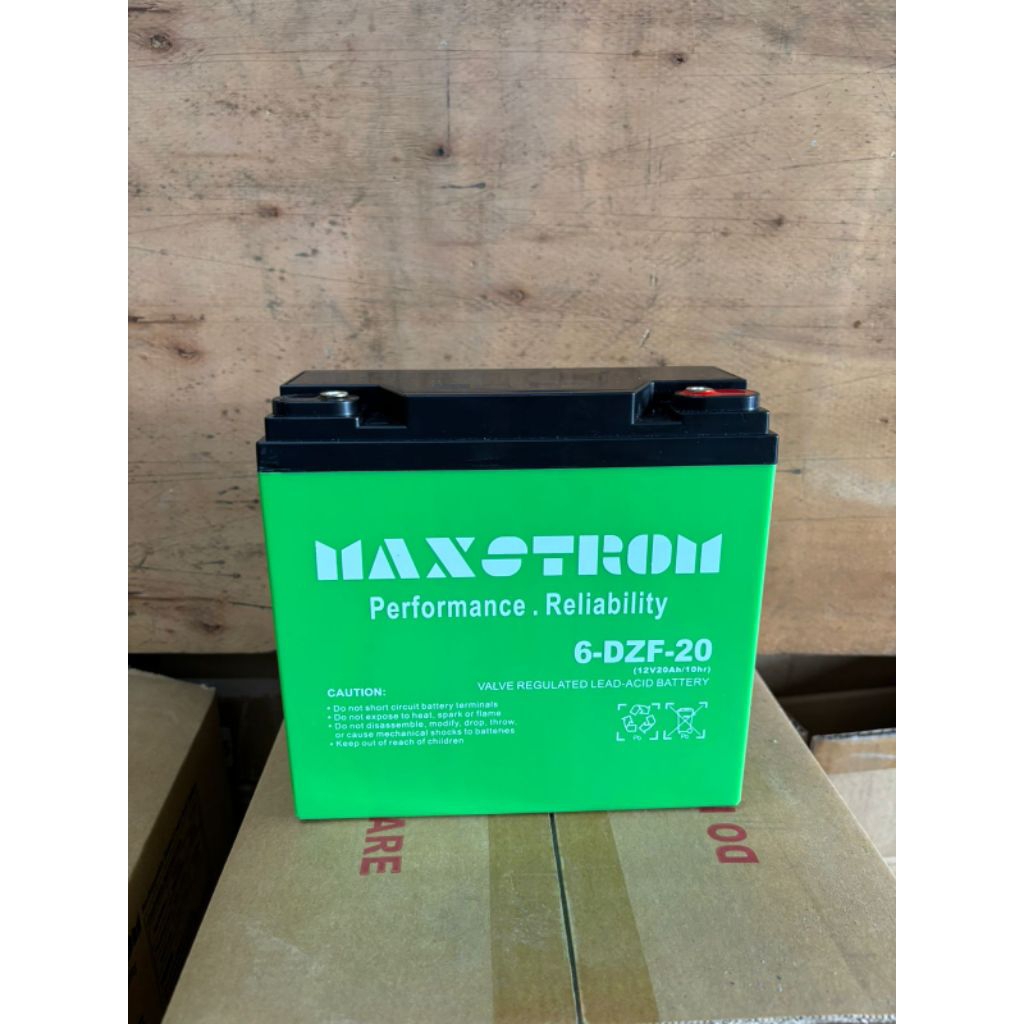 Aki kering Maxstrom 6dzf20