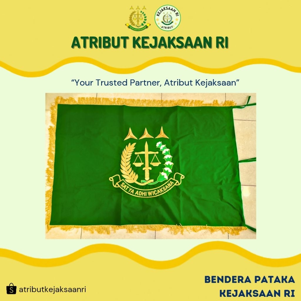 ATRIBUT KEJAKSAAN RI - BENDERA PATAKA KEJAKSAAN RI