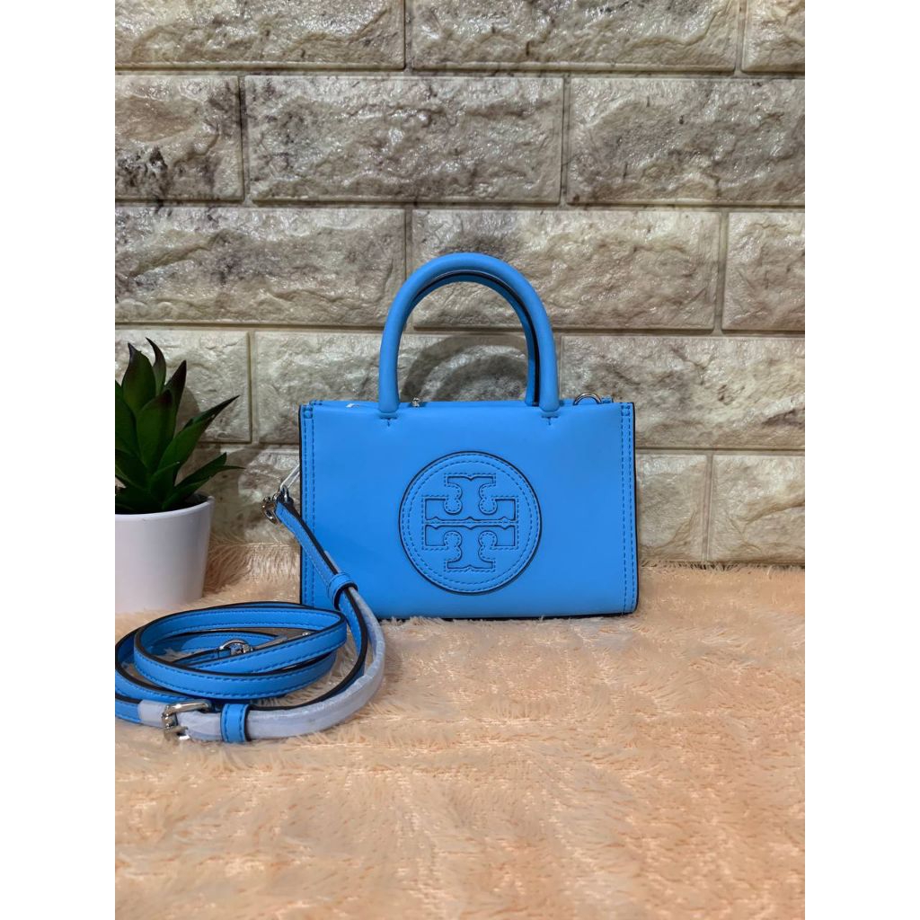TB Ella Mini Tote Blue Azzure