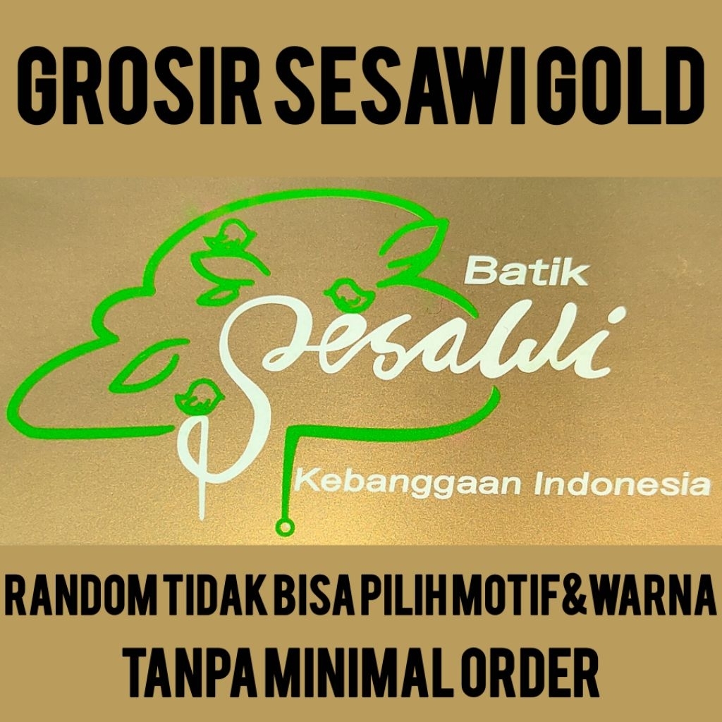 HARGA PABRIK DASTER BATIK SESAWI LABEL KUNING GROSIR DASTER RAYON CANTIK BISA COD