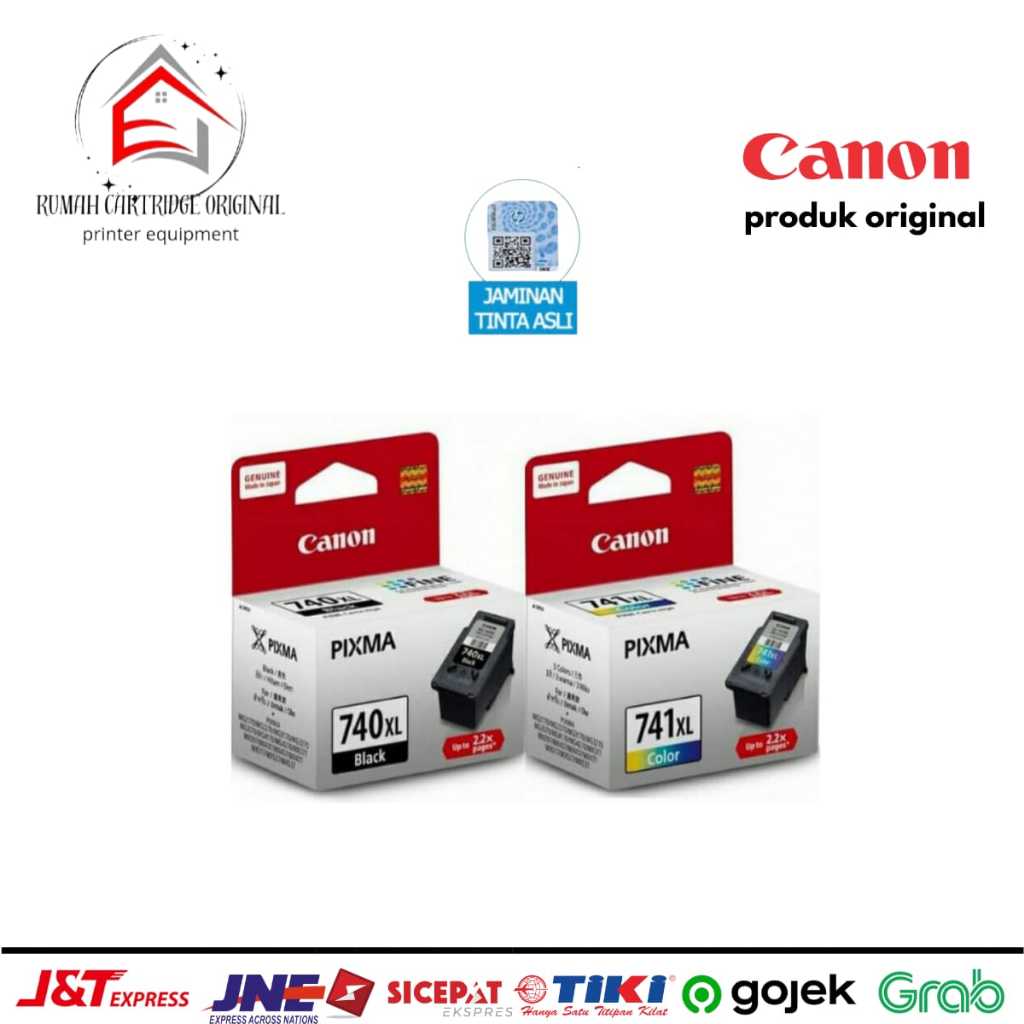 Tinta canon 740xl black & 741xl color original