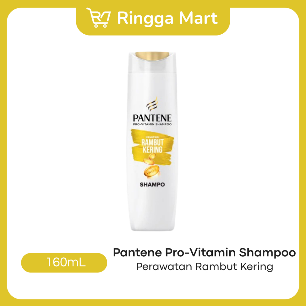 Pantene Pro-Vitamin Shampoo 160mL - Perawatan Rambut Kering