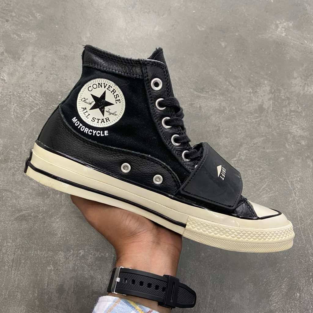 [Size 41] Very Rare NEIGHBORHOOD x Converse Chuck Taylor 70S High Black White 2017 (158602C) Second 