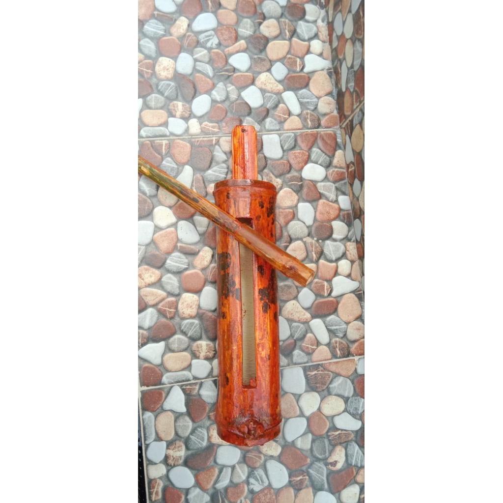 Store_Nolimit Kentongan Bambu Kentongan Jumbo Kentongan Hiyasan. Kentongan Ronada/Nyaring Besar