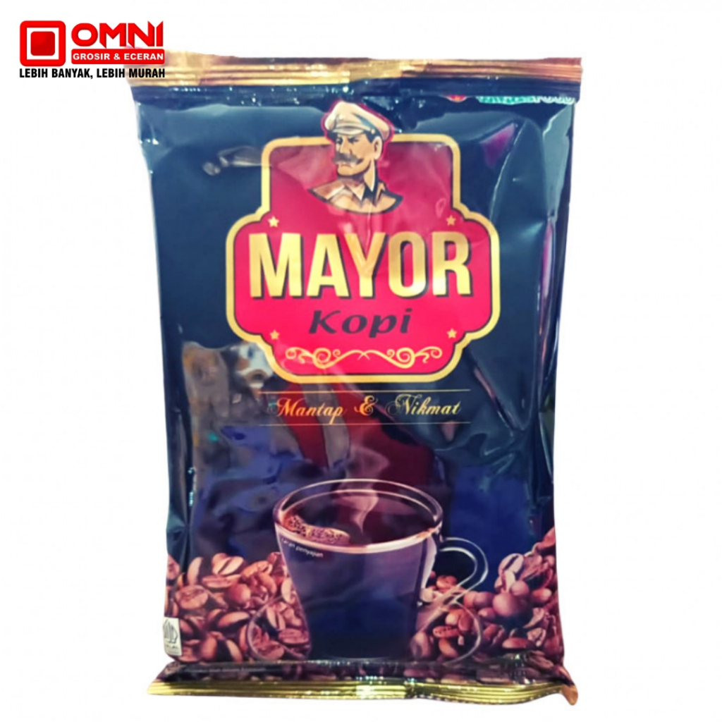 Kopi Mayor Bubuk Asli Pilihan Enak Nikmat - Kopi Hitam Mayor 135gr Coffee