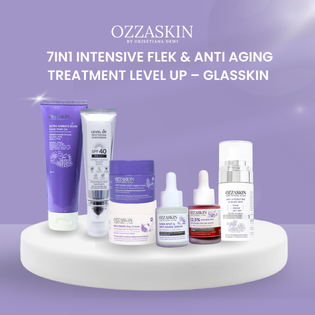 PAKET WAJAH OZZASKIN TERLENGKAP BY OKY SETIANA DEWI BERBPOM ORIGINAL / OZZASKIN BY OKI SETIANA DEWI