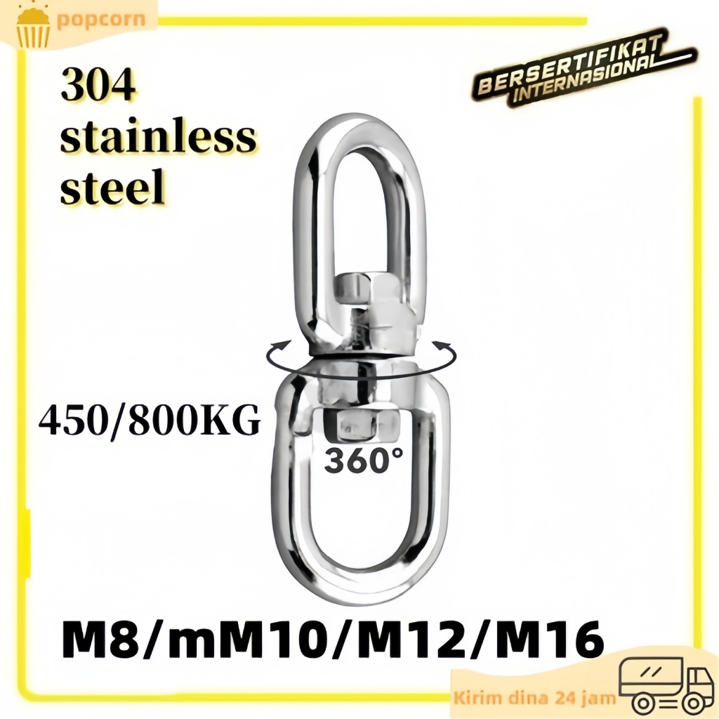 M8/M10 Swivel SS 304 Kili Kili Stainless  / Swivel Stainless