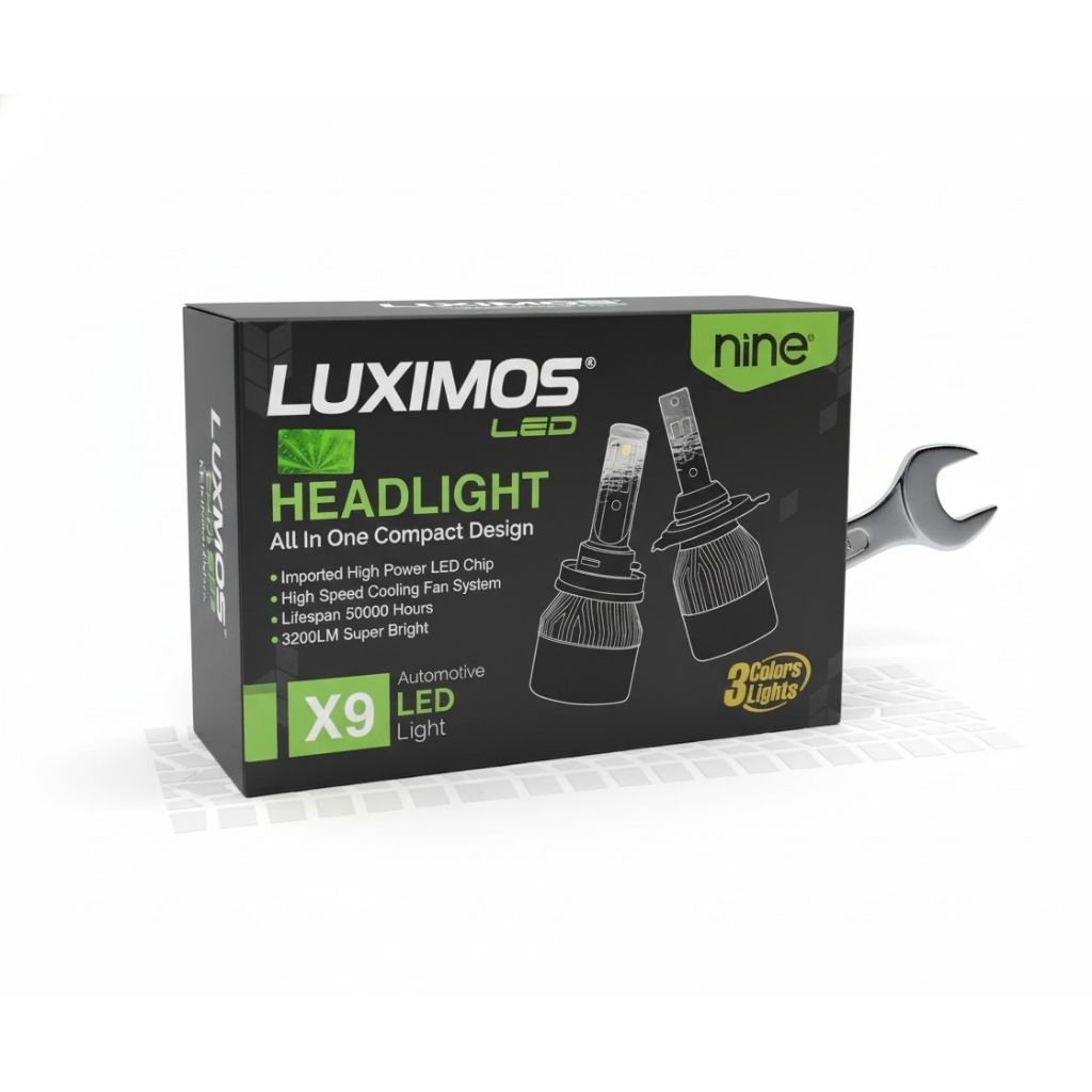 Luximos foglamp 3 warna soket H11