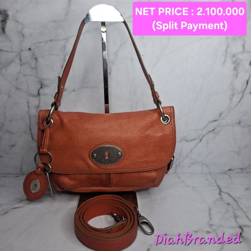 F062 - PRELOVED TAS FOSSIL CONVERTIBLE MADDOX RED FULLSET