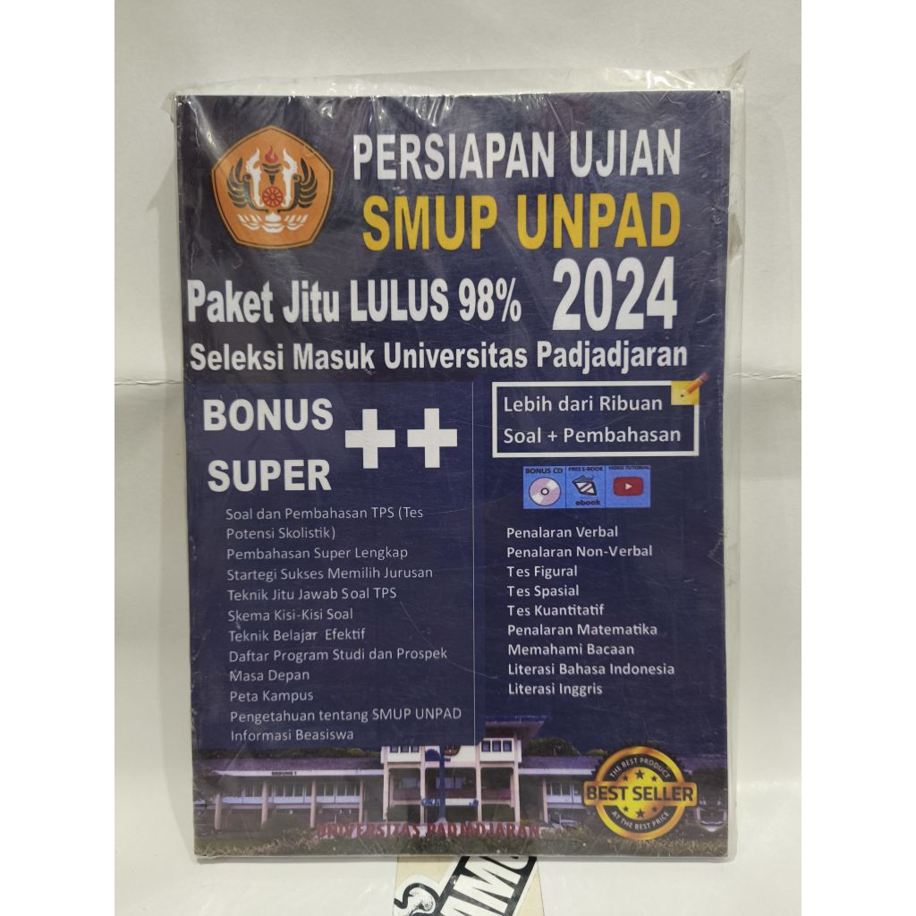 BUKU PERSIAPAN SMUP UNPAD 2024 SELEKSI MASUK JITU