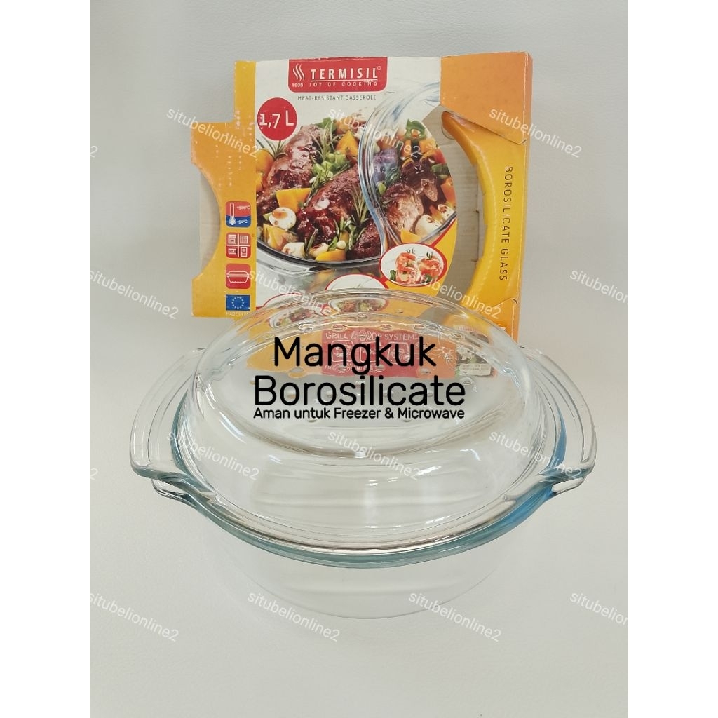 Mangkuk Kaca Borosilicate - Borosilicate Mangkuk Tahan panas dingin - Mangkuk Kaca