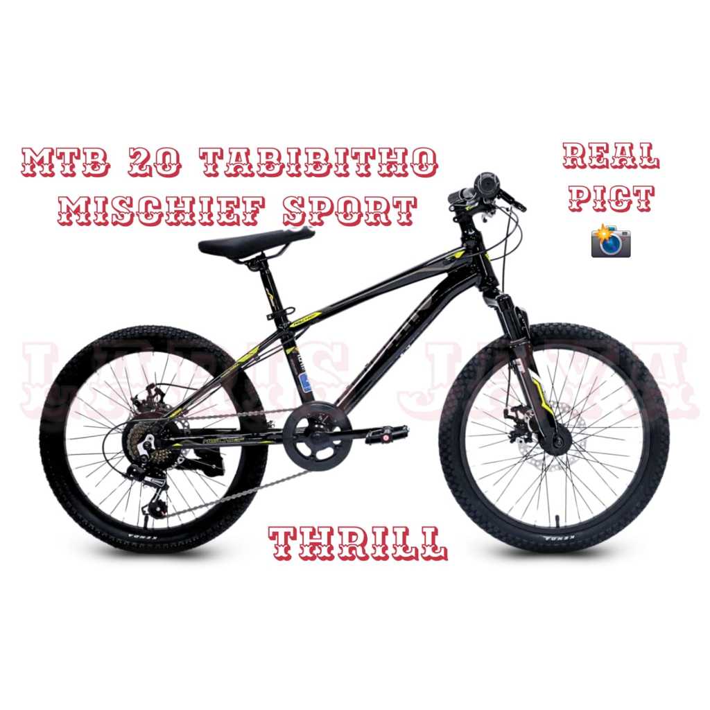 Sepeda gunung mtb 20 inch THRILL tabibitho mischief sport 20 MTB TABIBITHO MISCHIEF SPORT