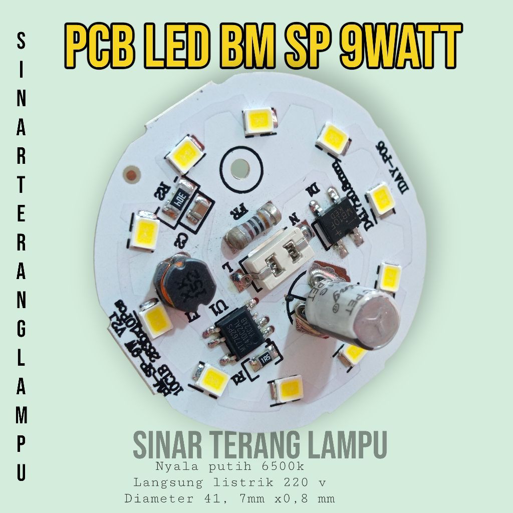 PCB LED AC SPAREPART BM SP 9 WATT