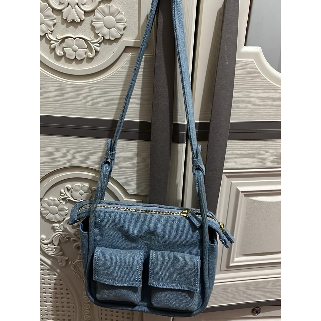 Tas Jelly bunny bahan jeans