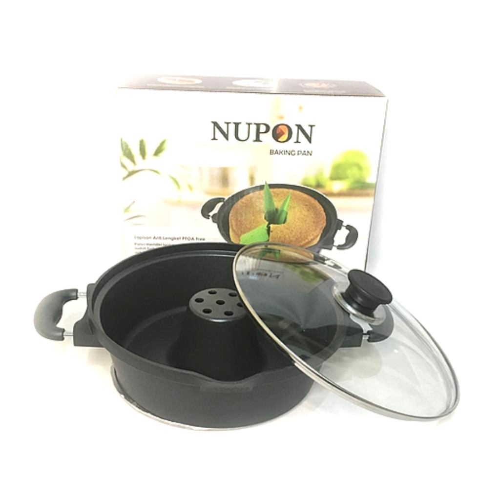 Baking Pan Tutup Kaca 28 CM Nupon