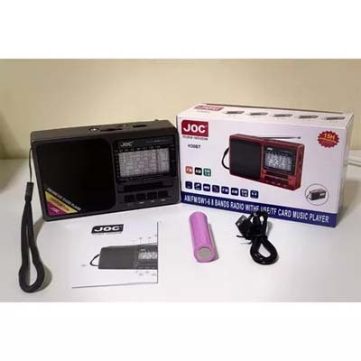 JOC H30BT Radio Multi-Band Portabel dan Pemutar MP3/radio jadul