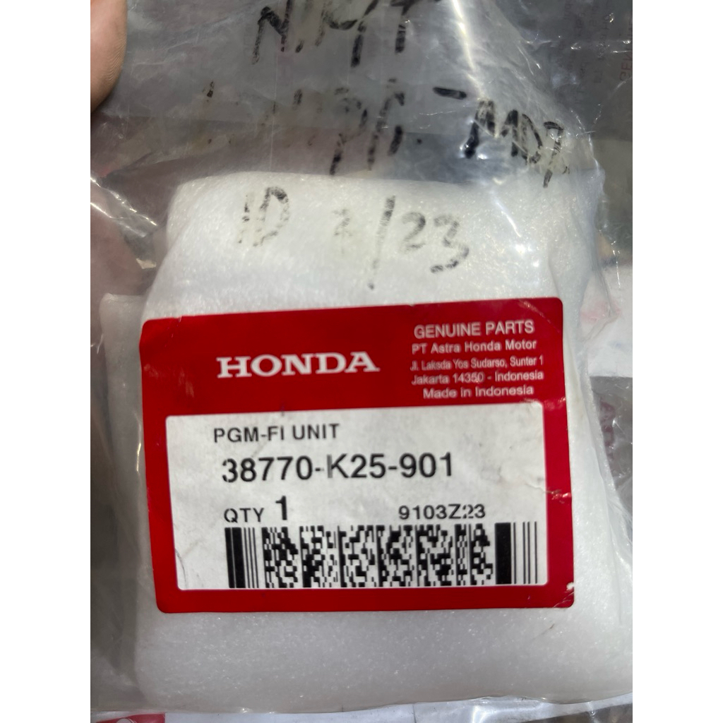 Ecu Beat F1 ORI HONDA 38770-k25-901