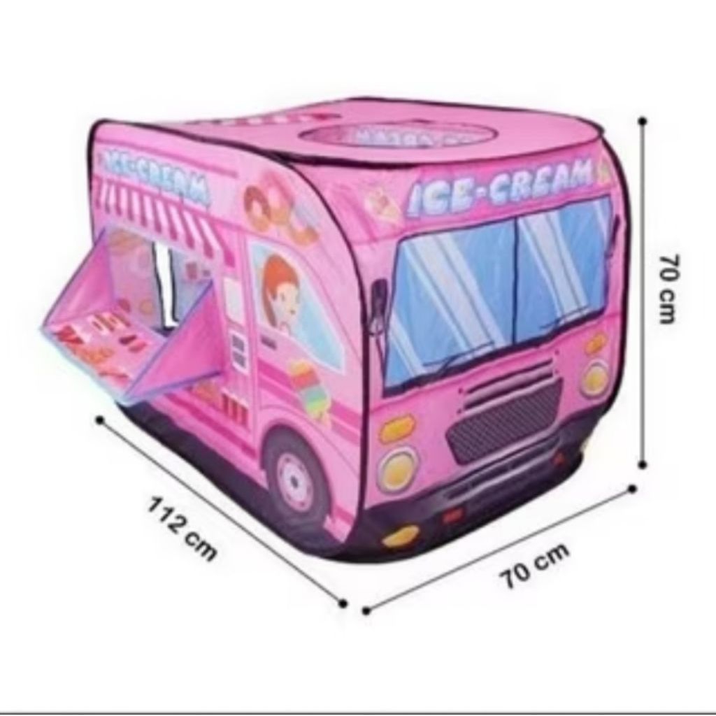 TENDA ANAK LIPAT MOBIL ICE CREAM/TENDA BERMAIN ANAK ANAK/TENDA LIPAT TRUK