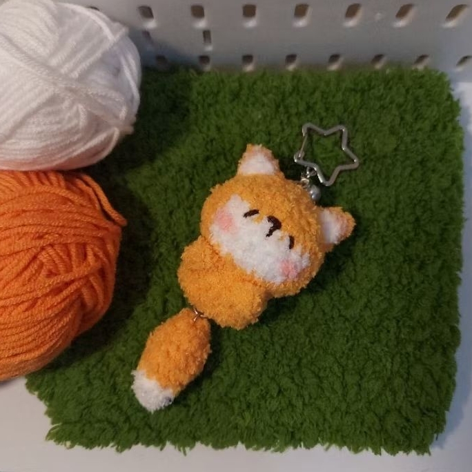 Amigurumi Fox keychain | Amigurumi Rubah keychain