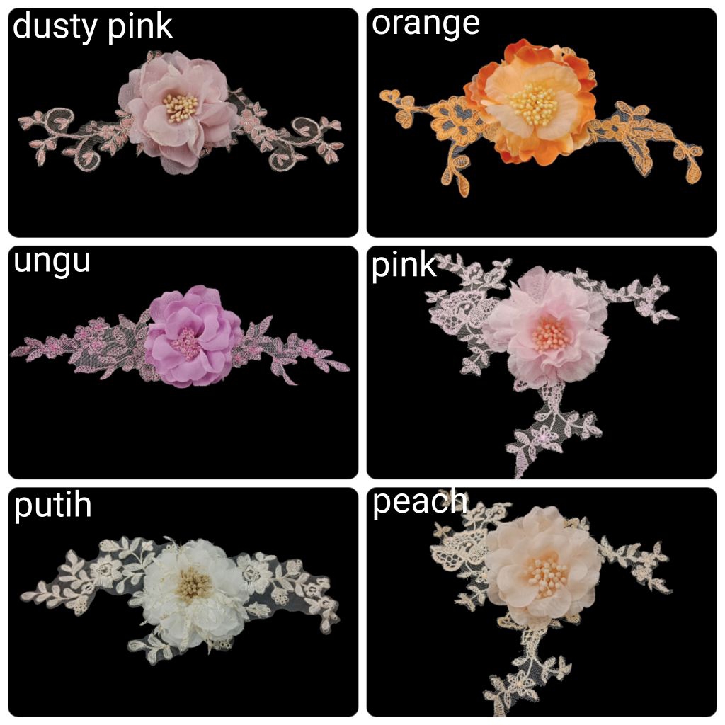 Bunga Korsase,Korsase Gaun, Korsase Rambut,Bunga Aksesoris Rambut/Gaun