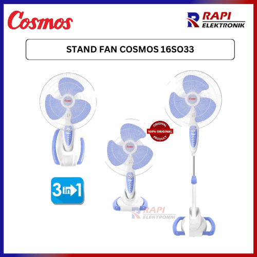 KIPAS ANGIN COSMOS 16SO33 / 16SO33 ONY STAND FAN 3 IN 1