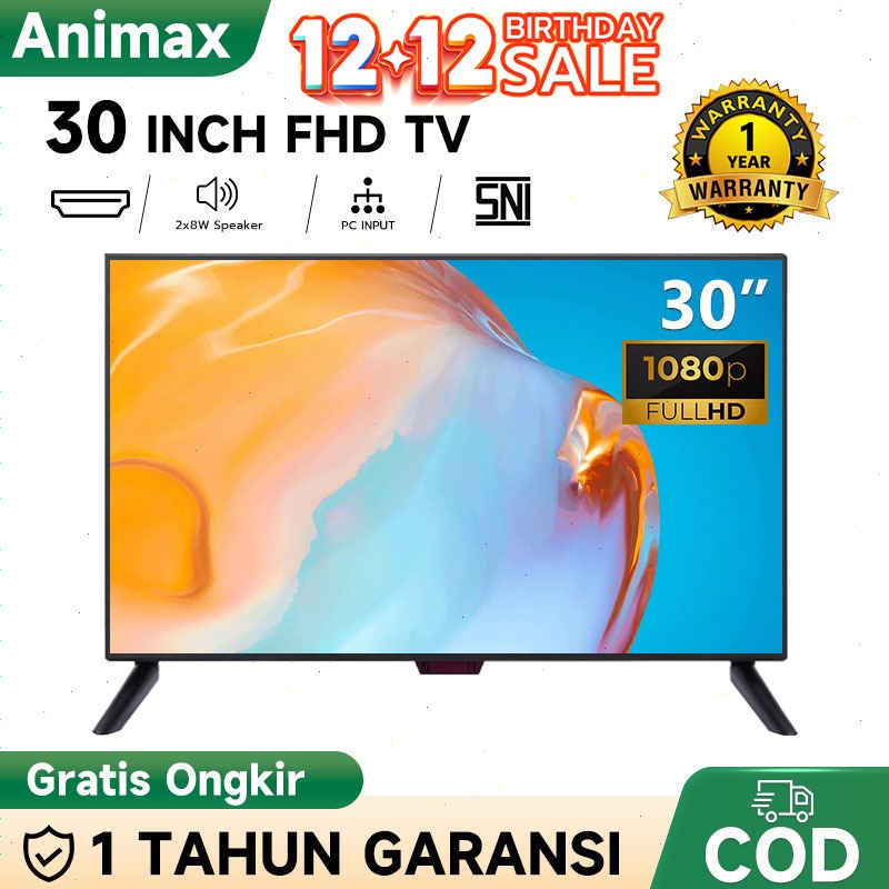 Animax Sakura TV Digital 30 inch tv led Digital 21/22/24/25/27/30/32 inch Televisi FHD TV Digital 24